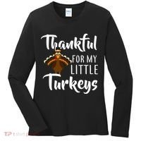 Teachers Thanksgiving Thankful For My little Turkeys Women's Long Sleeve Shirt thumb 0