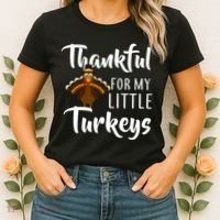 Teachers Thanksgiving Thankful For My little Turkeys Women's T-Shirt thumb 2