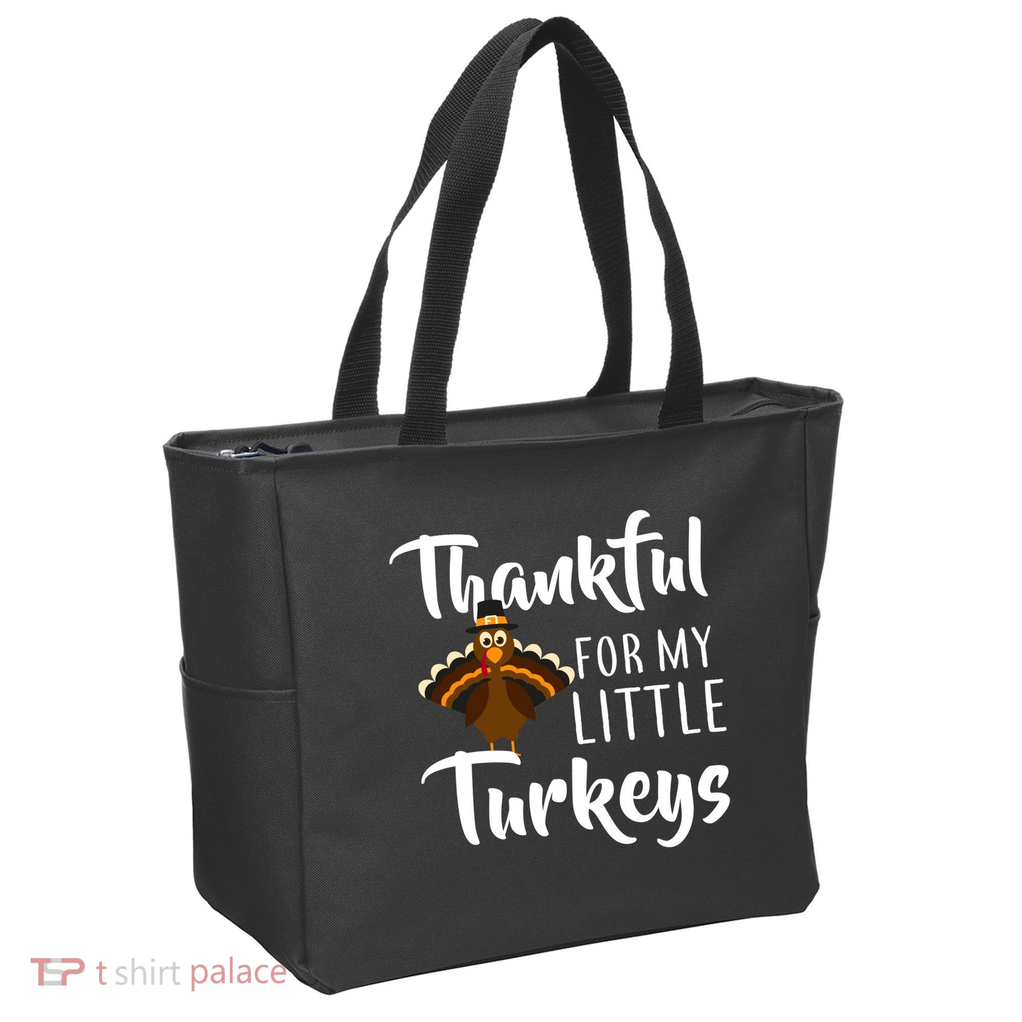 Teachers Thanksgiving Thankful For My little Turkeys Tote Bag