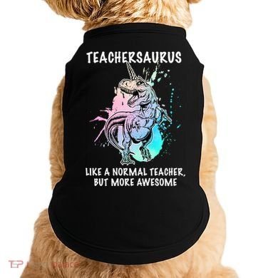 Teachersaurus Unicorn Doggie Tank