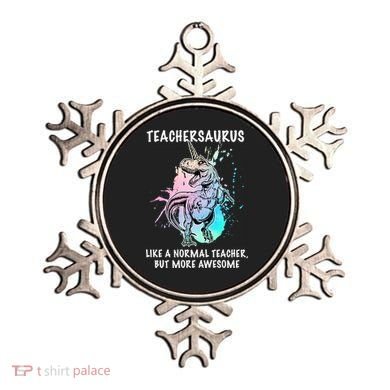 Teachersaurus Unicorn Ornament
