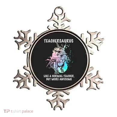 Teachersaurus Unicorn Ornament