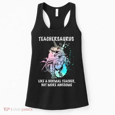 Teachersaurus Unicorn Women's Tank Top
