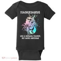 Teachersaurus Unicorn Baby Bodysuit thumb 0
