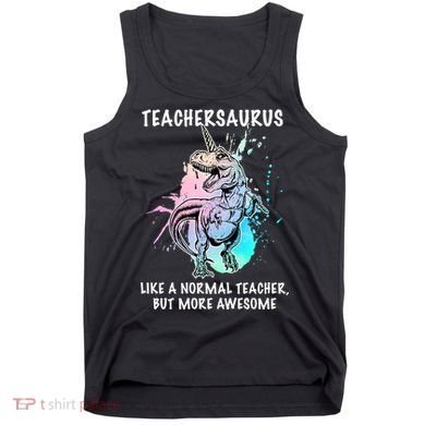 Teachersaurus Unicorn Tank Top