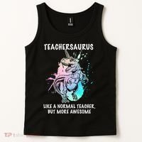 Teachersaurus Unicorn Tank Top thumb 2