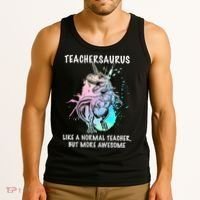 Teachersaurus Unicorn Tank Top thumb 3