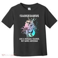 Teachersaurus Unicorn Toddler T-Shirt thumb 0