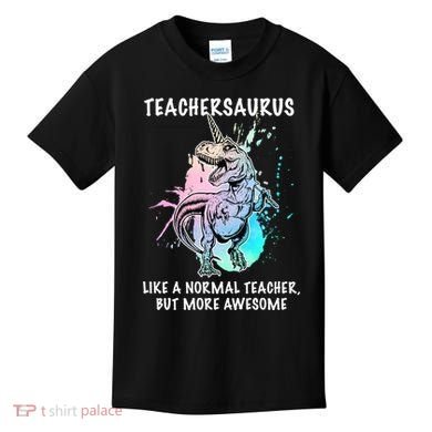 Teachersaurus Unicorn Kids T-Shirt
