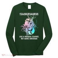 Teachersaurus Unicorn Long Sleeve Shirt thumb 0