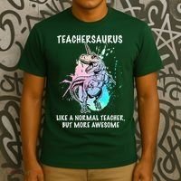 Teachersaurus Unicorn T-Shirt thumb 3