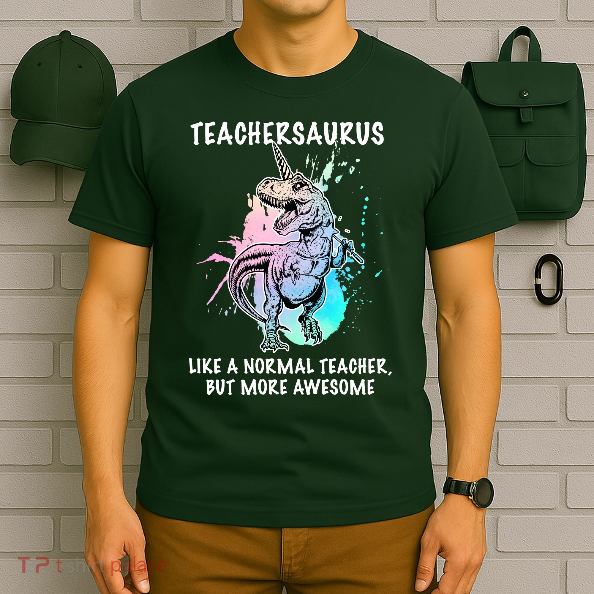 Teachersaurus Unicorn T-Shirt