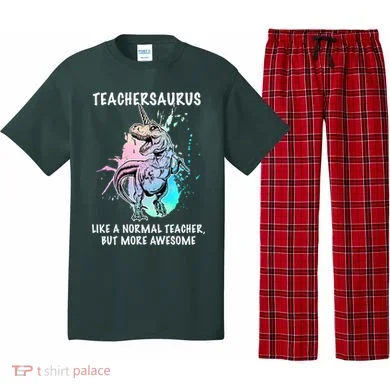 Teachersaurus Unicorn Pajama Set
