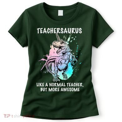 Teachersaurus Unicorn Women's T-Shirt