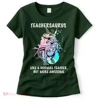 Teachersaurus Unicorn Women's T-Shirt thumb 0
