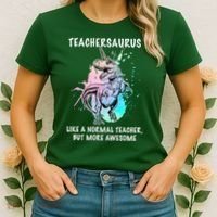 Teachersaurus Unicorn Women's T-Shirt thumb 2