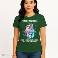 Teachersaurus Unicorn Women's T-Shirt thumb 4