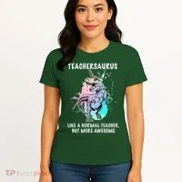 Teachersaurus Unicorn Women's T-Shirt thumb 4