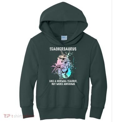 Teachersaurus Unicorn Kids Hoodie