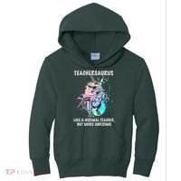 Teachersaurus Unicorn Kids Hoodie thumb 0