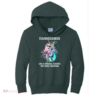 Teachersaurus Unicorn Kids Hoodie