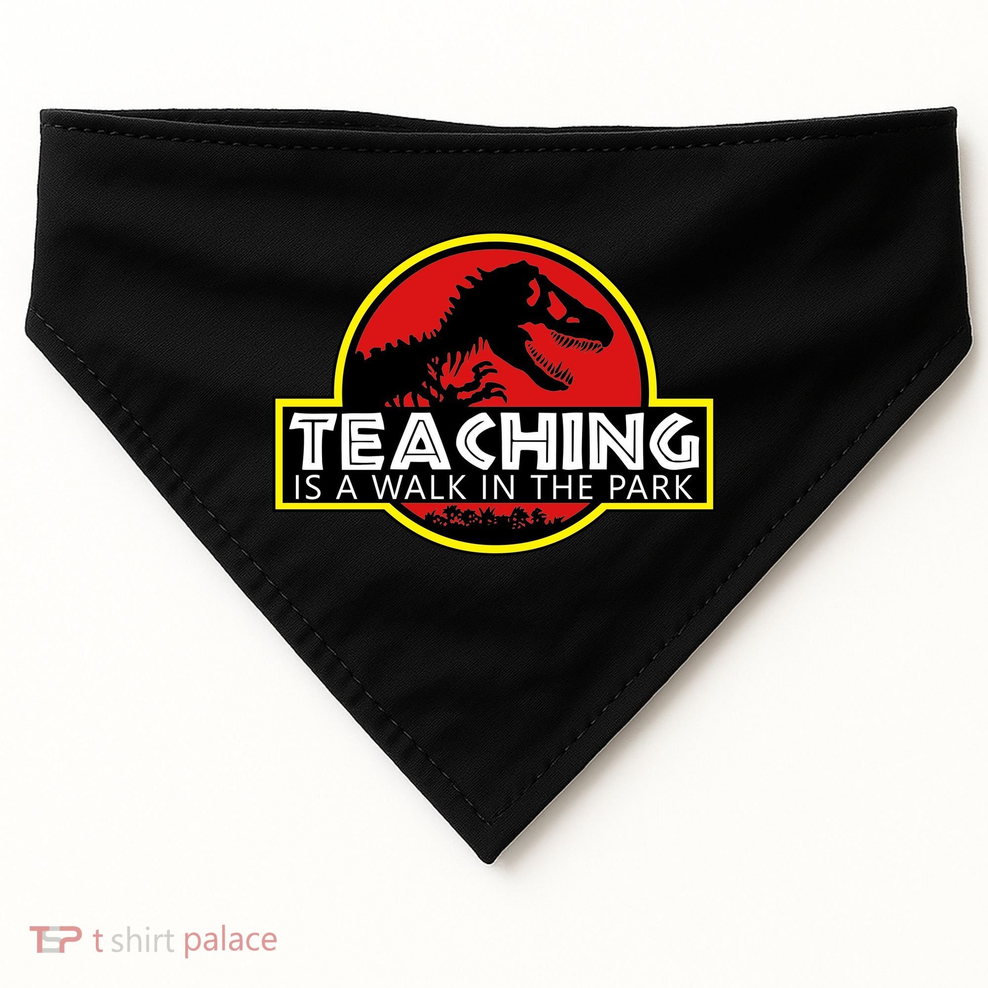 Teaching  Is A Walk In The Park USA-Made Doggie Bandana
