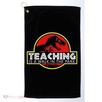 Teaching  Is A Walk In The Park Golf Towel thumb 0