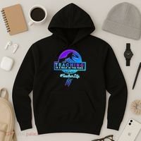 Teaching Is A Walk In Park Jurassic Teacher Hoodie thumb 3