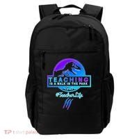 Teaching Is A Walk In Park Jurassic Teacher Backpack thumb 0