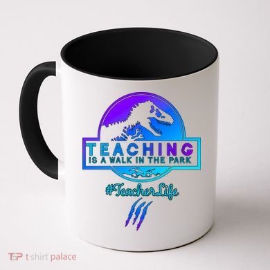 Teaching Is A Walk In Park Jurassic Teacher Coffee Mug