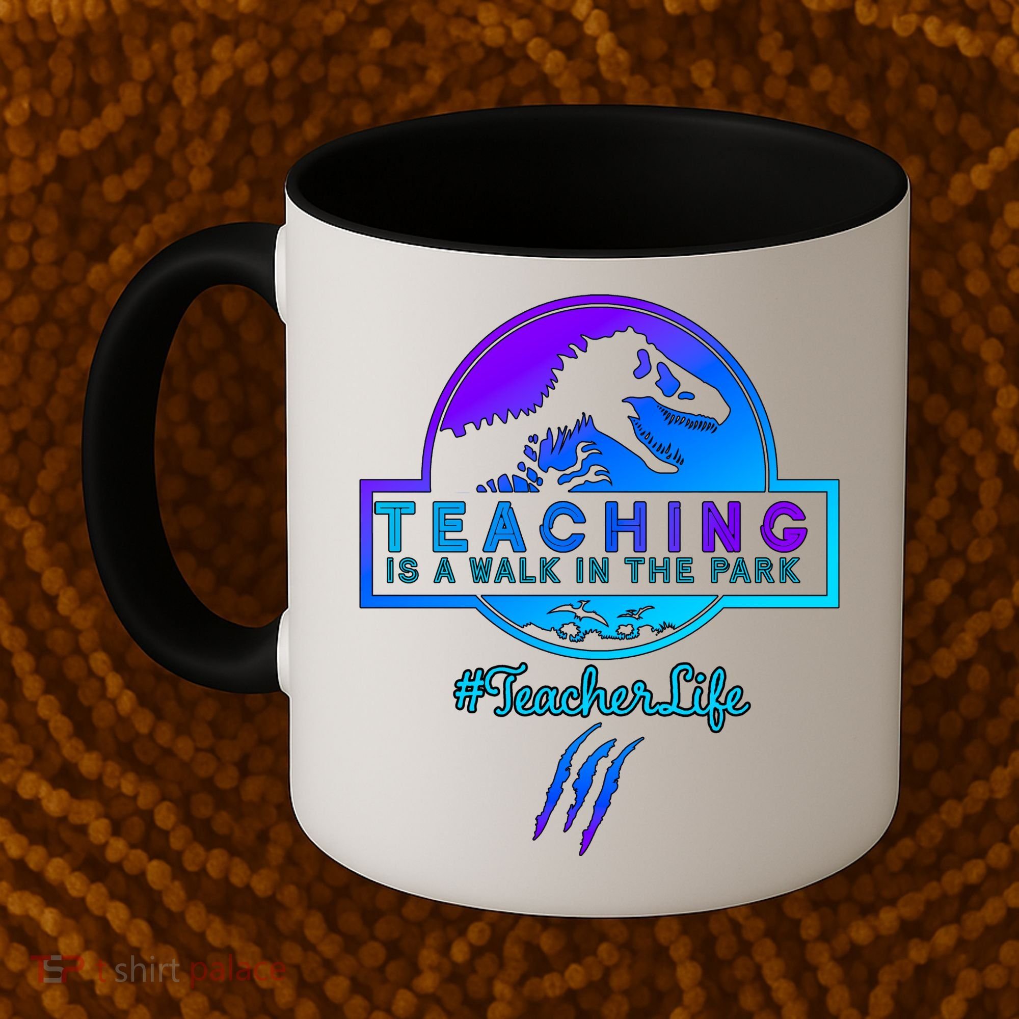 Teaching Is A Walk In Park Jurassic Teacher Coffee Mug