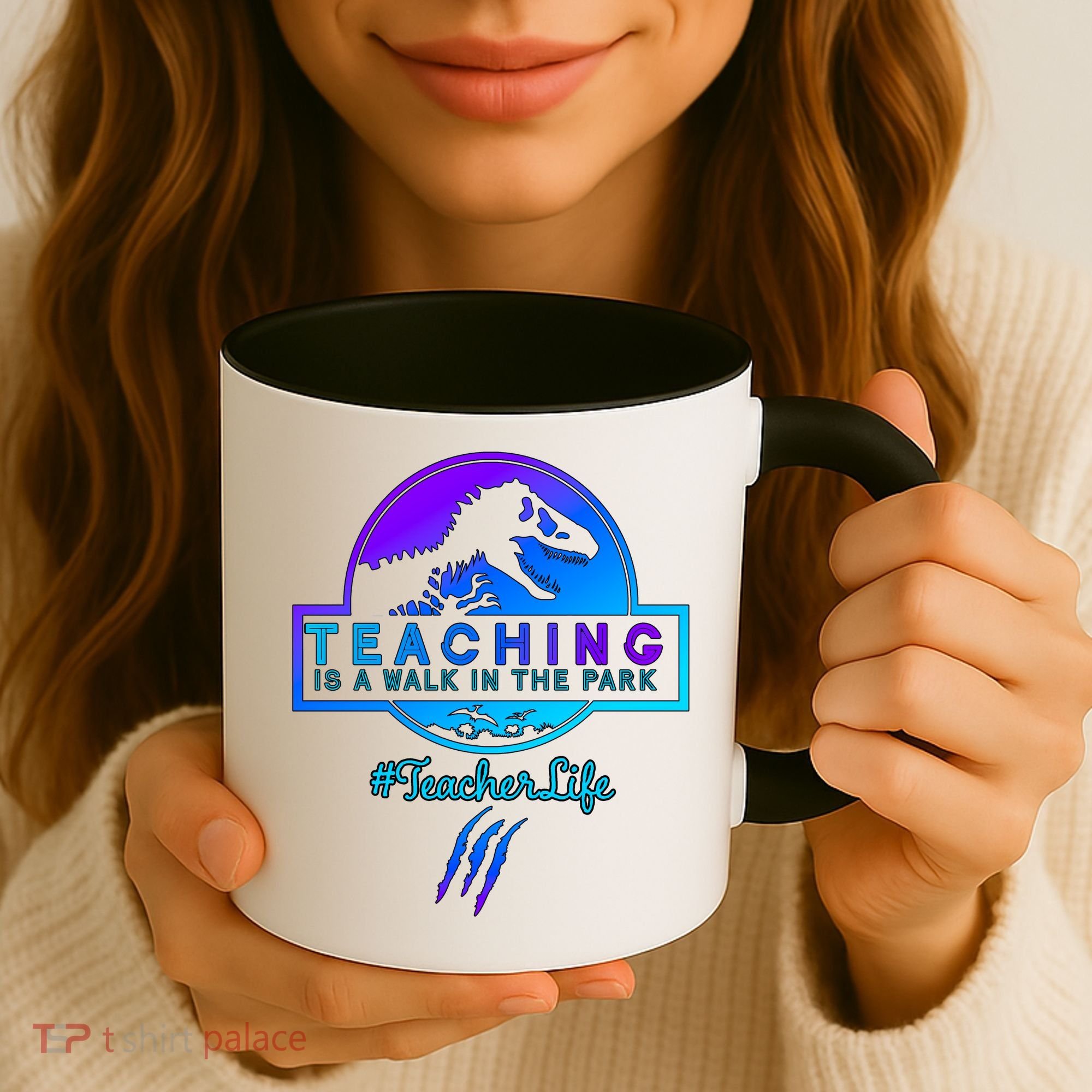 Teaching Is A Walk In Park Jurassic Teacher Coffee Mug