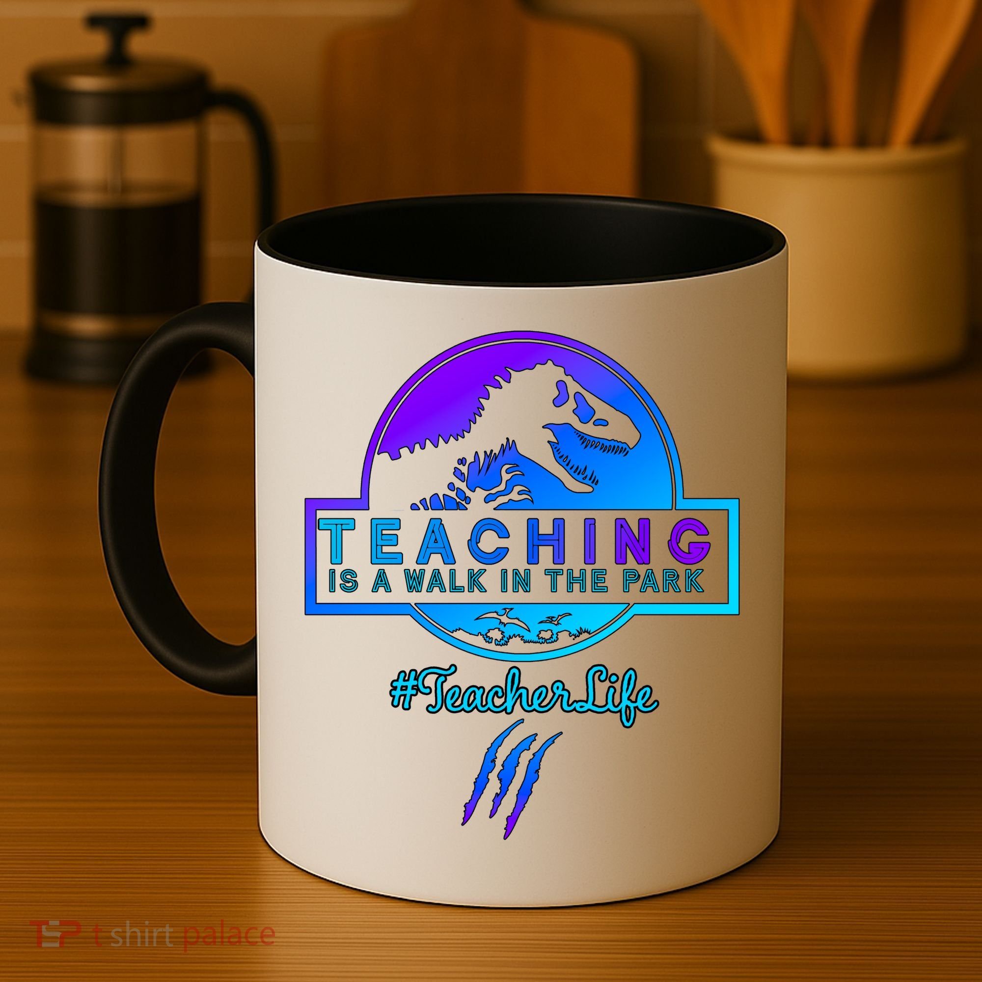 Teaching Is A Walk In Park Jurassic Teacher Coffee Mug