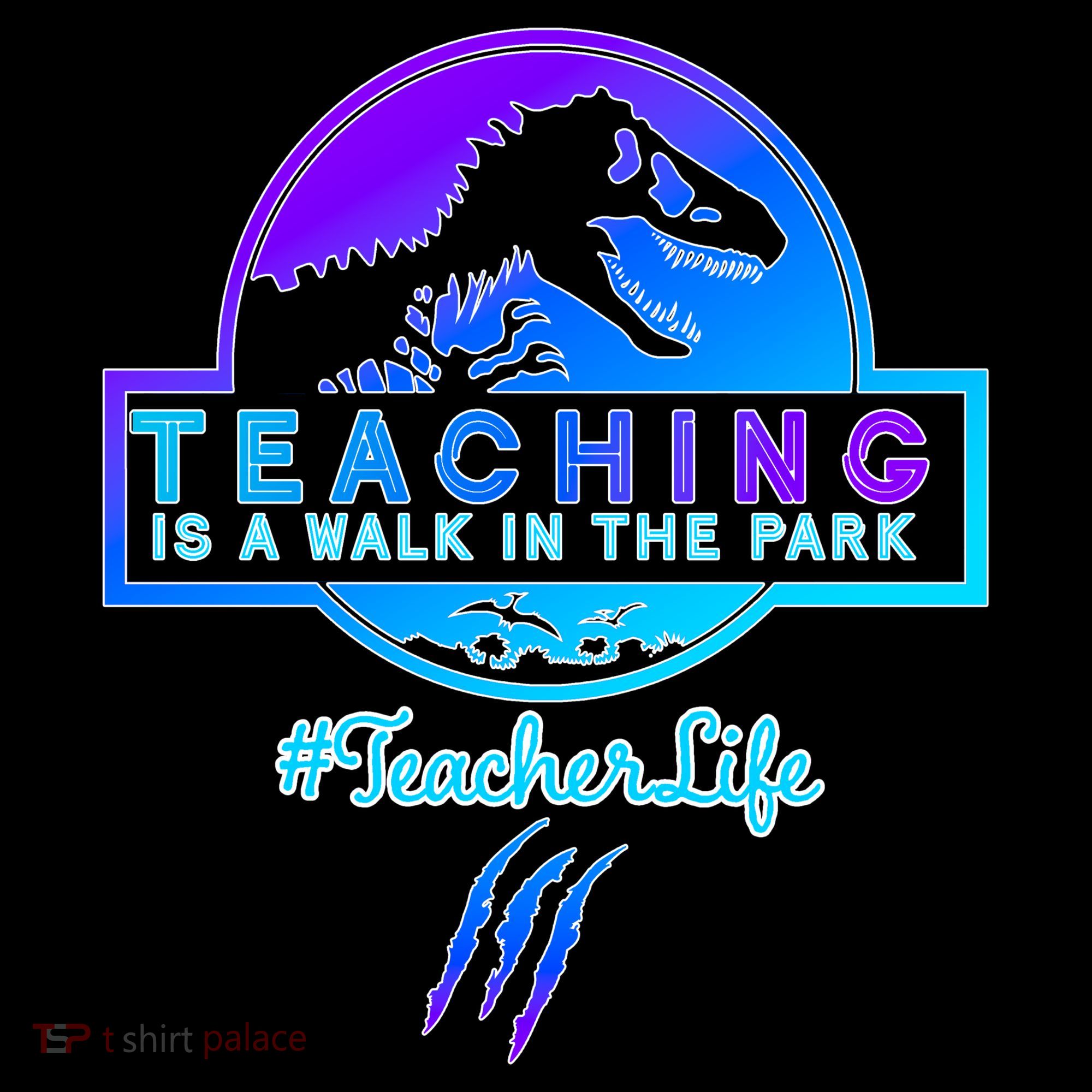 Teaching Is A Walk In Park Jurassic Teacher Women's Tank Top