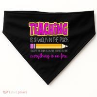 Teaching Is A Walk In The Park USA-Made Doggie Bandana thumb 0
