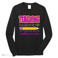 Teaching Is A Walk In The Park Long Sleeve Shirt thumb 0