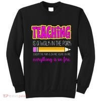 Teaching Is A Walk In The Park Sweatshirt thumb 0