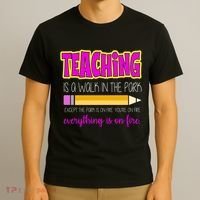 Teaching Is A Walk In The Park T-Shirt thumb 3