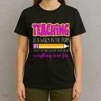Teaching Is A Walk In The Park T-Shirt thumb 4