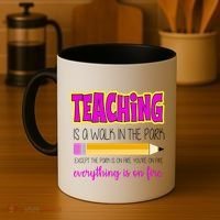 Teaching Is A Walk In The Park Coffee Mug thumb 4