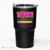 Teaching Is A Walk In The Park Tumbler thumb 0