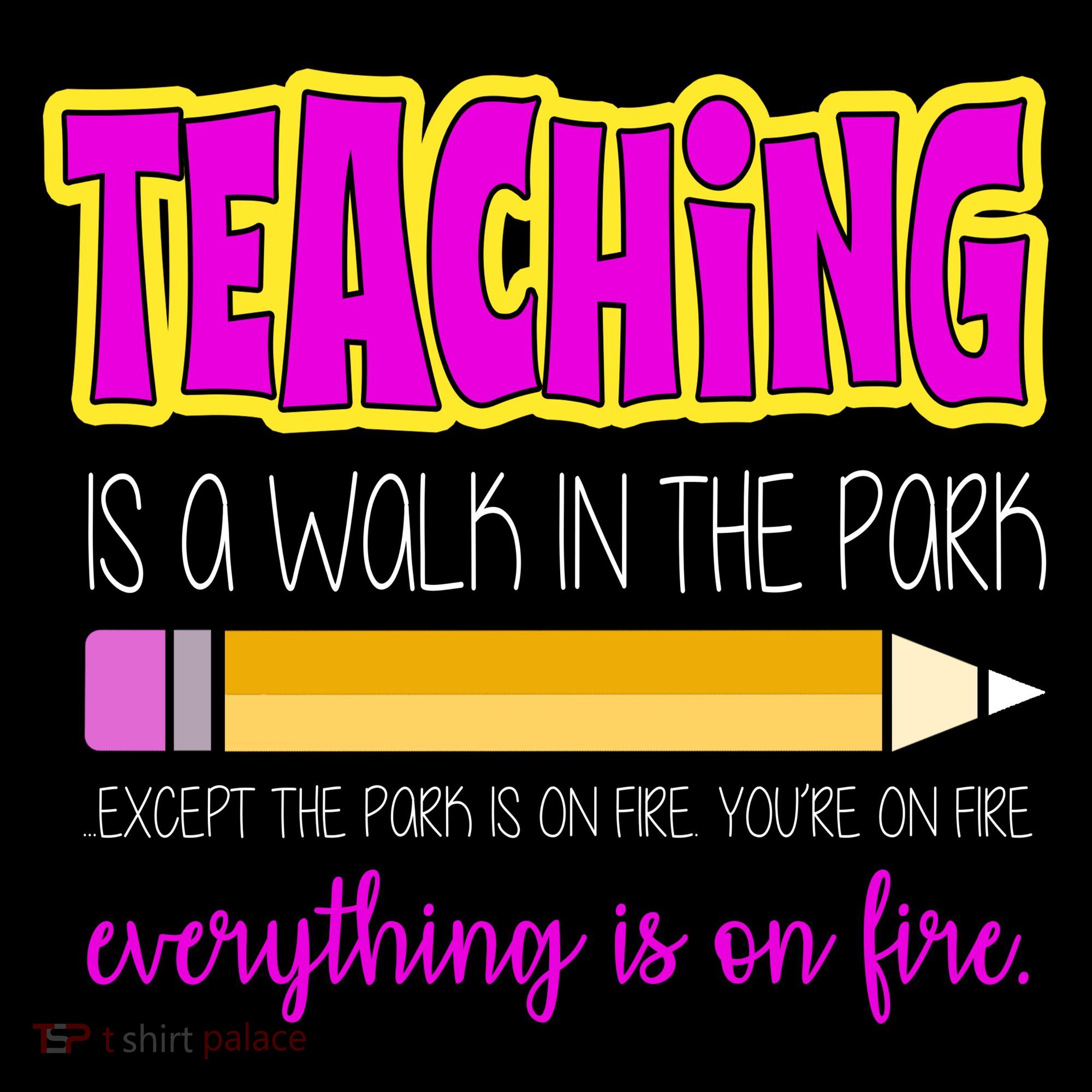 Teaching Is A Walk In The Park Mousepad