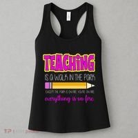 Teaching Is A Walk In The Park Women's Tank Top thumb 3
