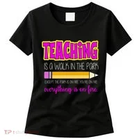 Teaching Is A Walk In The Park Women's T-Shirt thumb 0