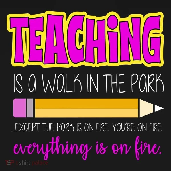 Teaching Is A Walk In The Park Women's T-Shirt