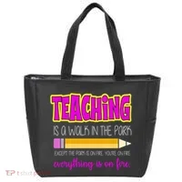 Teaching Is A Walk In The Park Tote Bag thumb 0