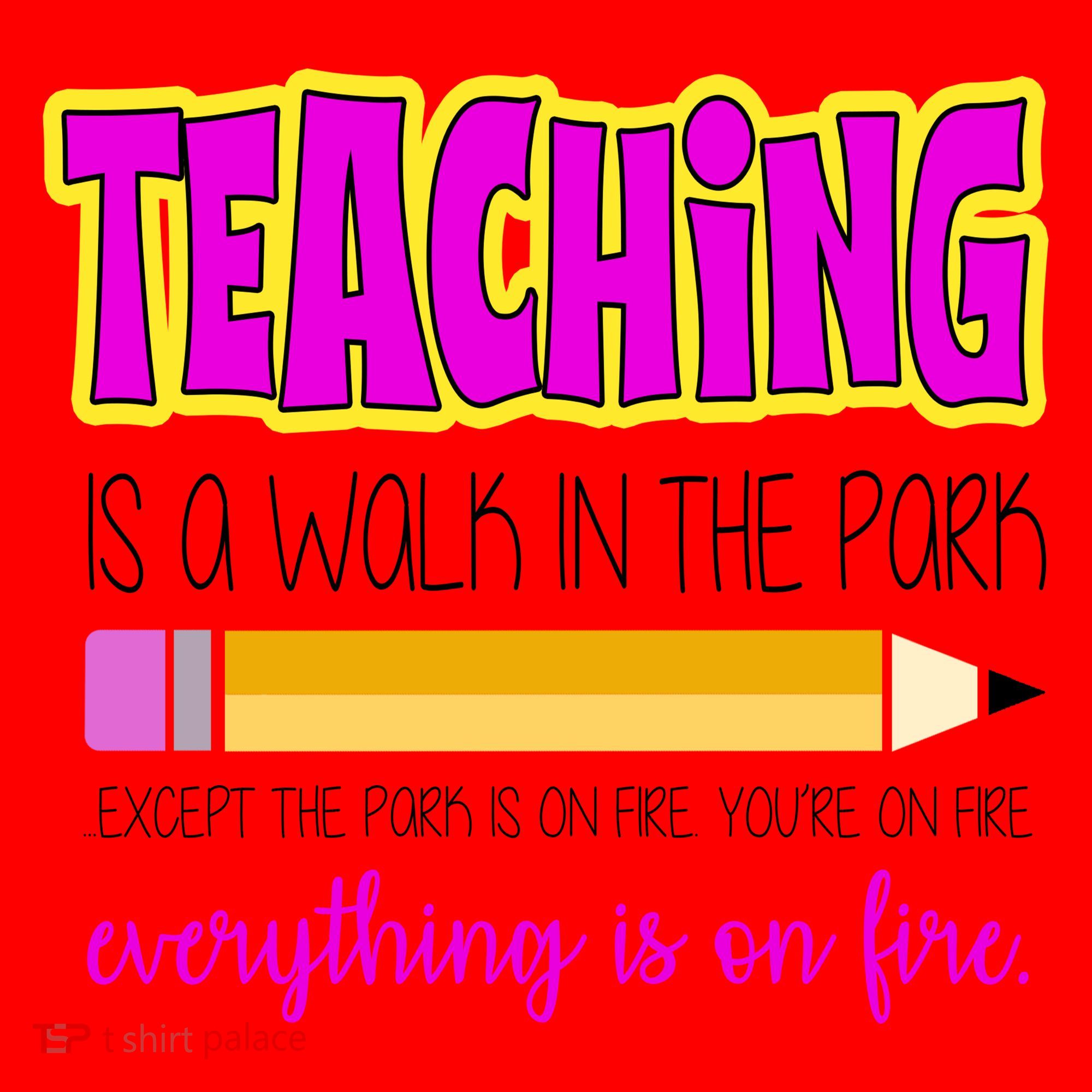 Teaching Is A Walk In The Park Santa Hat