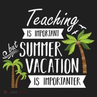 Teaching Is Important But Summer Vacation Is Importanter Women's Sweatshirt thumb 2