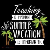 Teaching Is Important But Summer Vacation Is Importanter Doggie Tank thumb 4