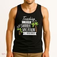 Teaching Is Important But Summer Vacation Is Importanter Tank Top thumb 3